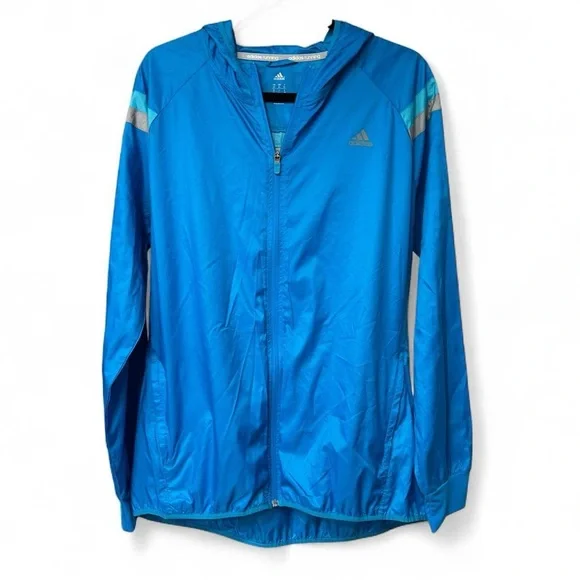 Adidas Lightweight Running Windbreaker Jacket - Picture 1 of 8